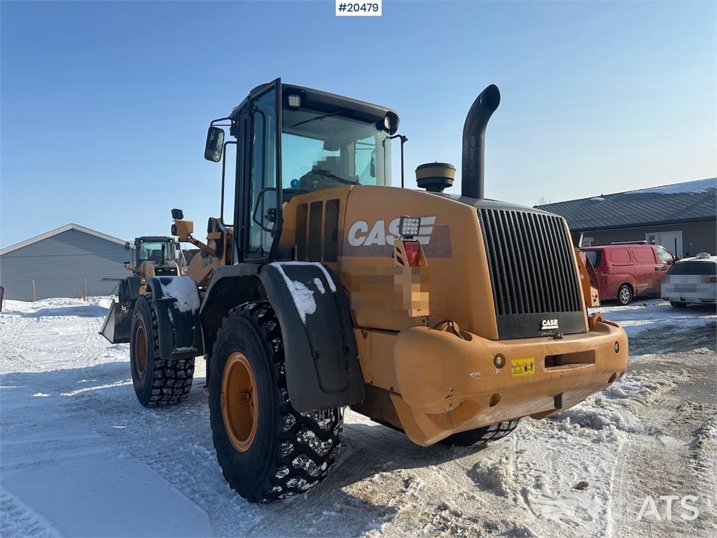 CASE 721E wheel loader w/ bucket. WATCH VIDEO. Wielladers