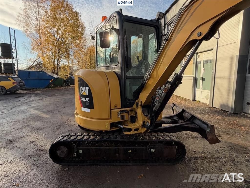 CAT 303.5ECR Mini excavator – 2 buckets – 2070 hours Mini bageri < 7t