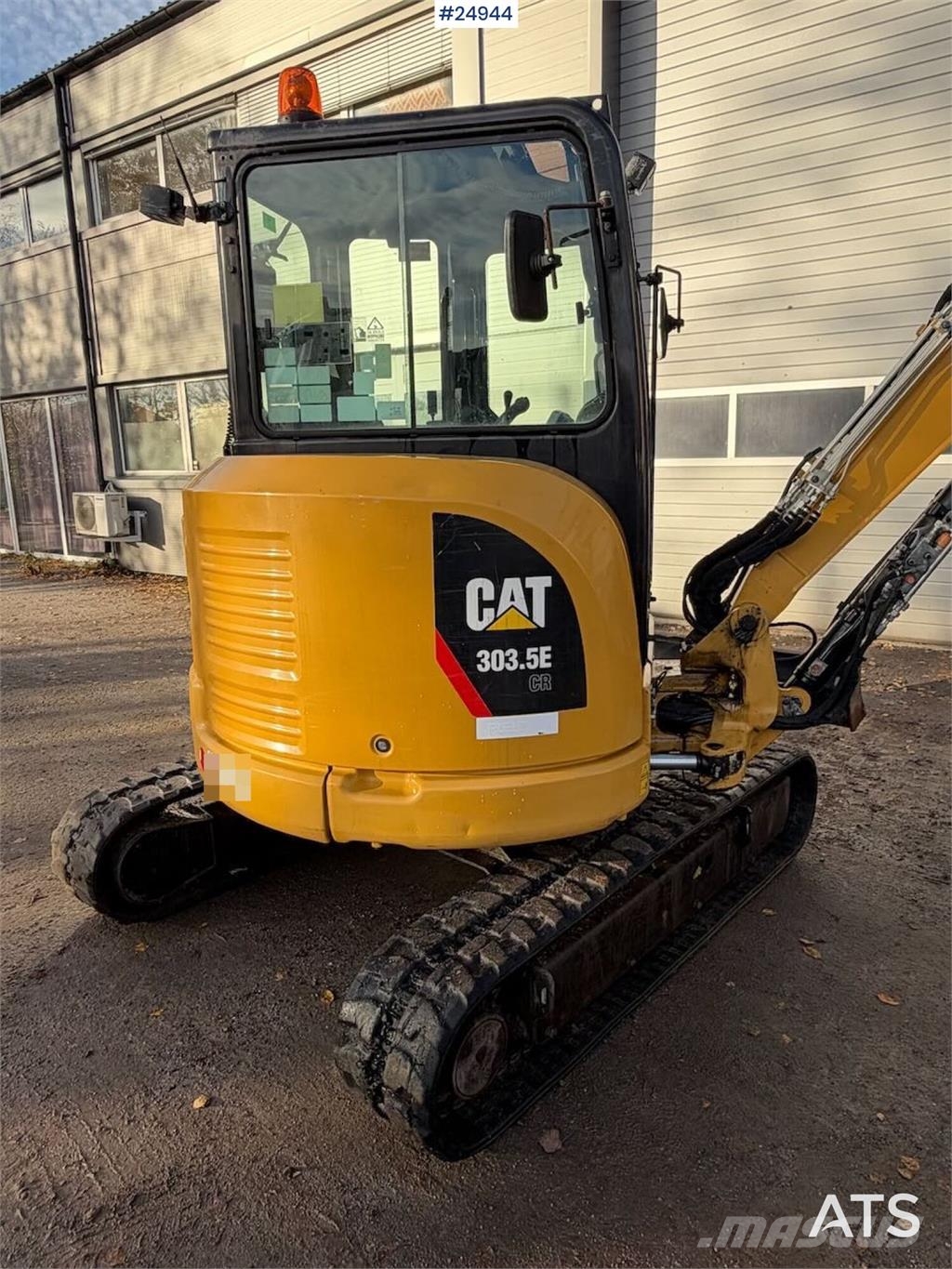 CAT 303.5ECR Mini excavator – 2 buckets – 2070 hours Mini bageri < 7t