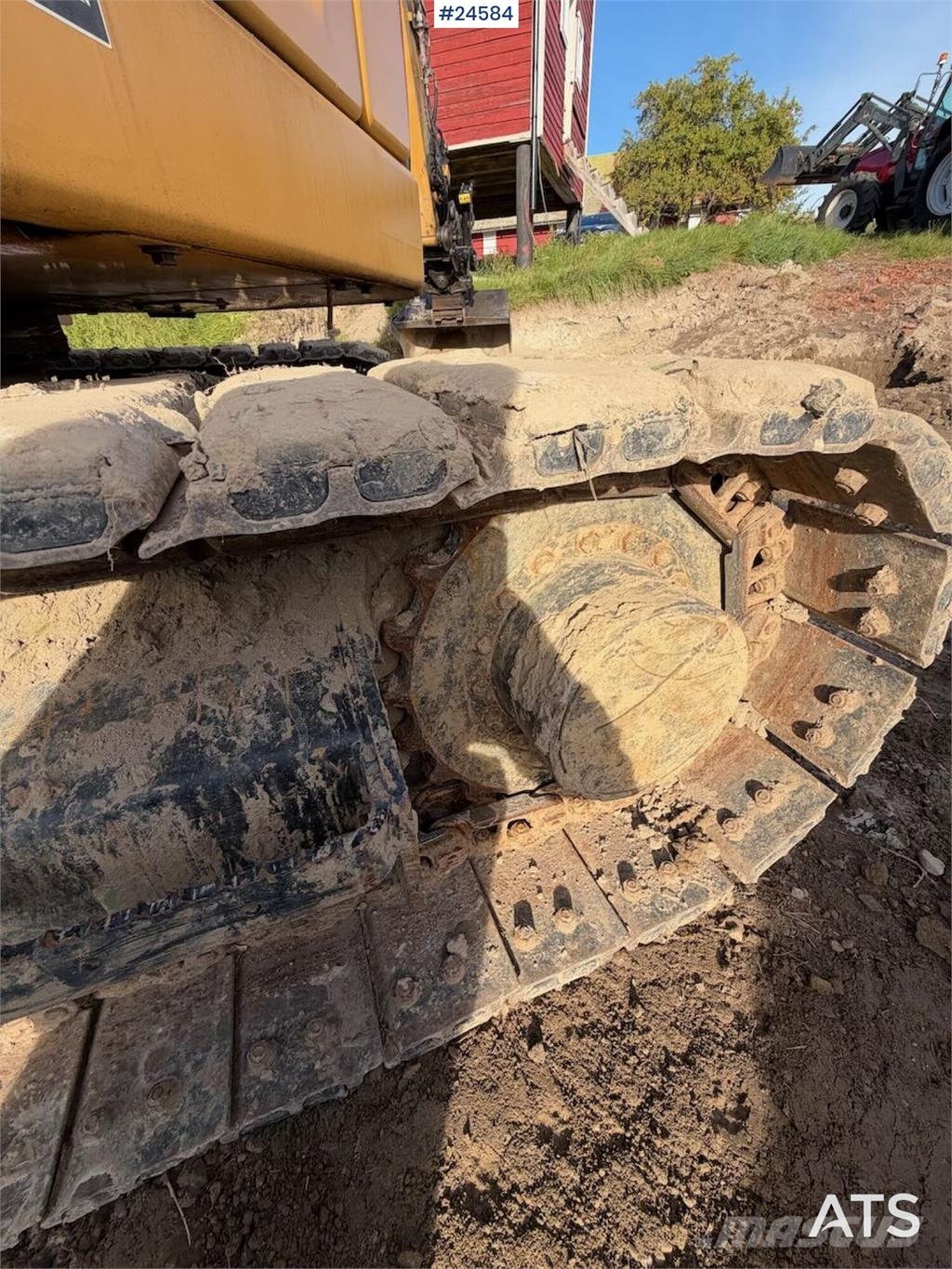 CAT 308 Tracked excavator with 3 buckets, tiltrotator Paletli ekskavatörler