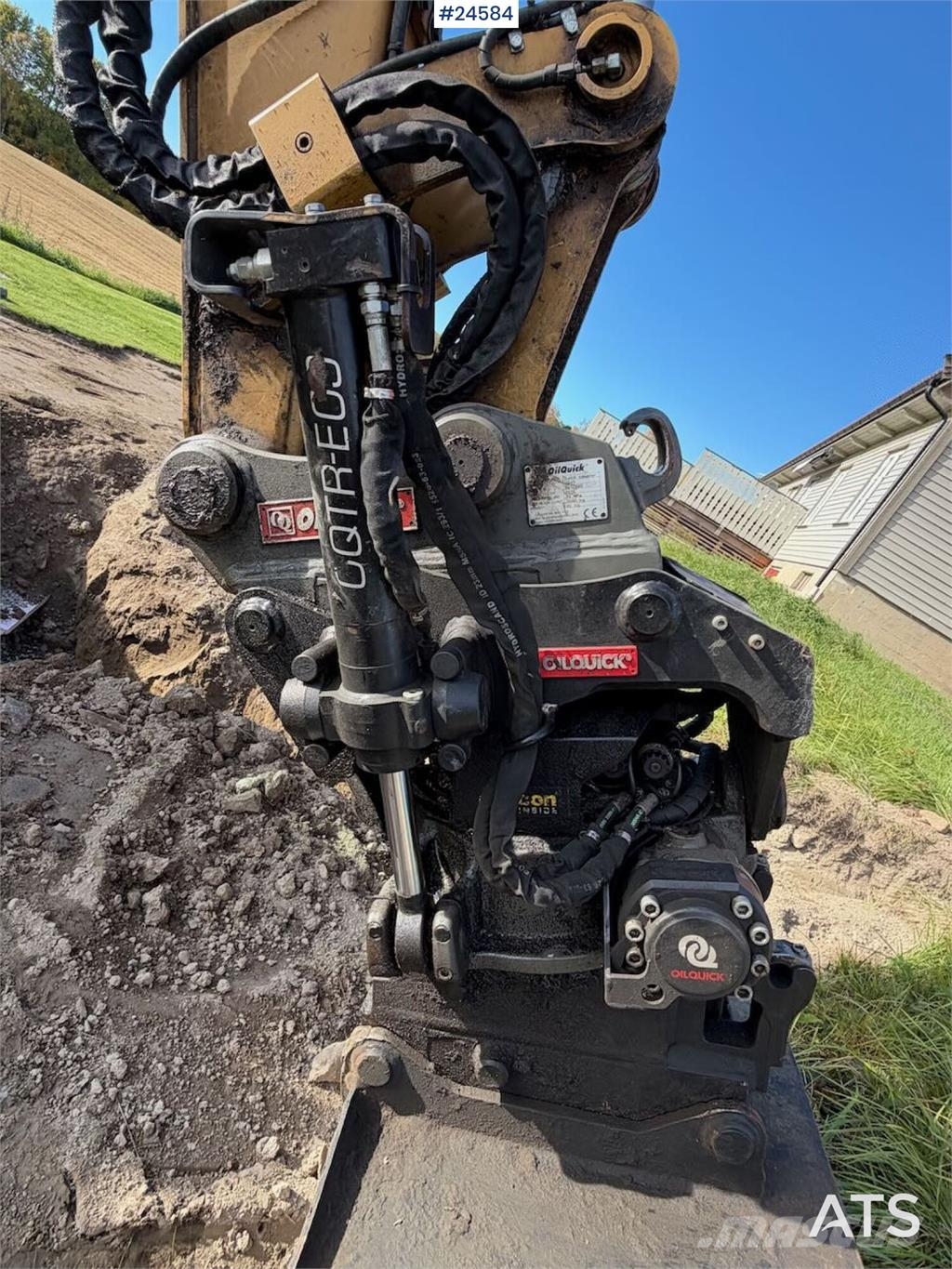 CAT 308 Tracked excavator with 3 buckets, tiltrotator Paletli ekskavatörler