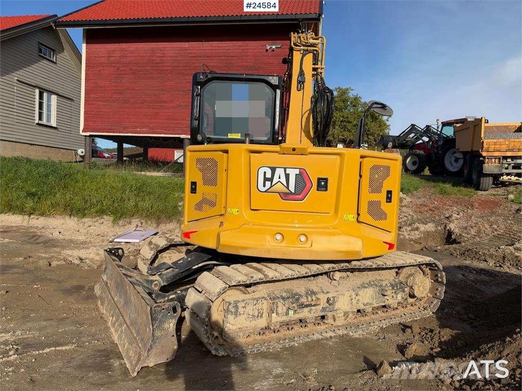 CAT 308 Tracked excavator with 3 buckets, tiltrotator Paletli ekskavatörler