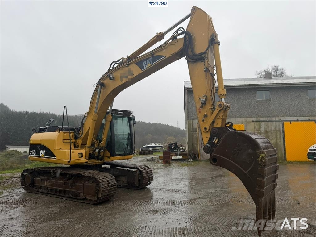 CAT 315C Excavator with digging bucket, hydraulic grad Crawler excavators