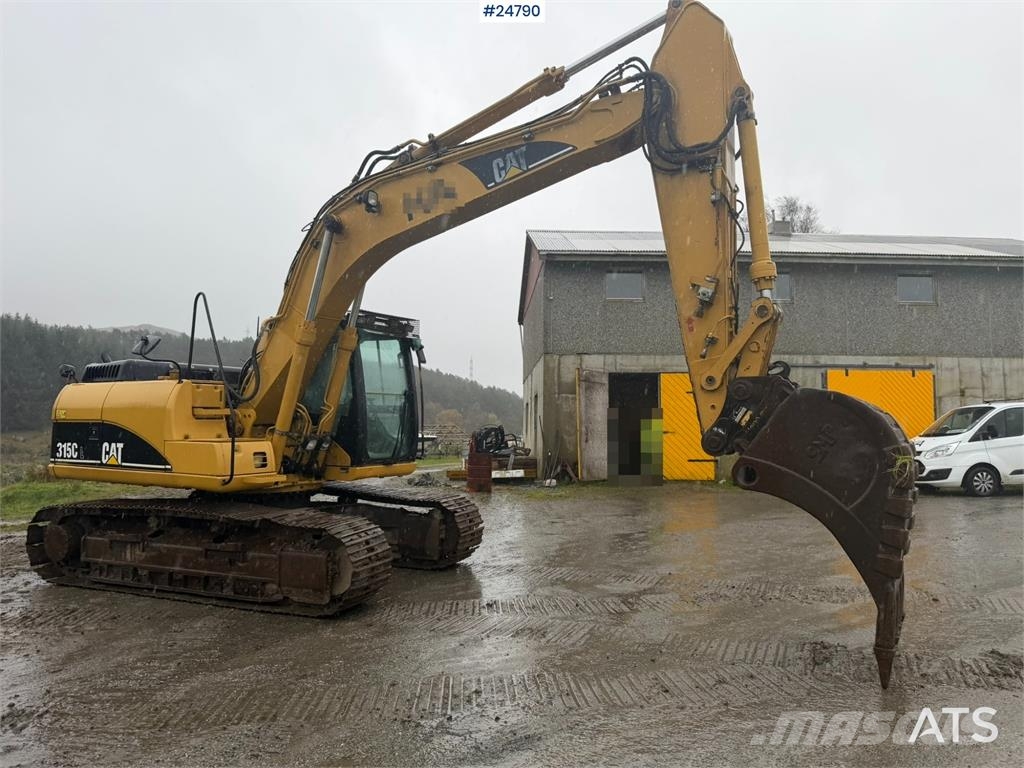 CAT 315C Excavator with digging bucket, hydraulic grad Crawler excavators
