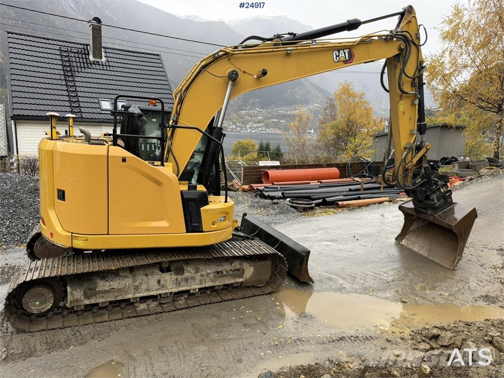 CAT 315GC Excavator with tiltrotator, grading bucket, Lánctalpas kotrók