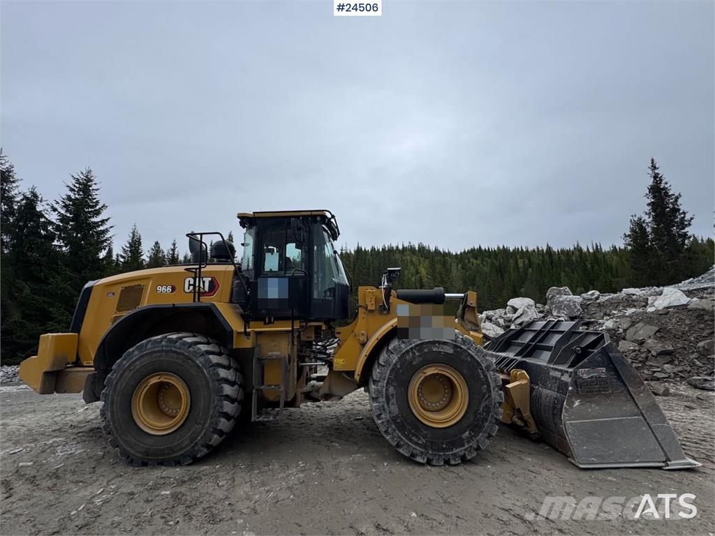CAT 966 Wheel Loader – Bucket and Weighing System – 50 Naudoti ratiniai krautuvai