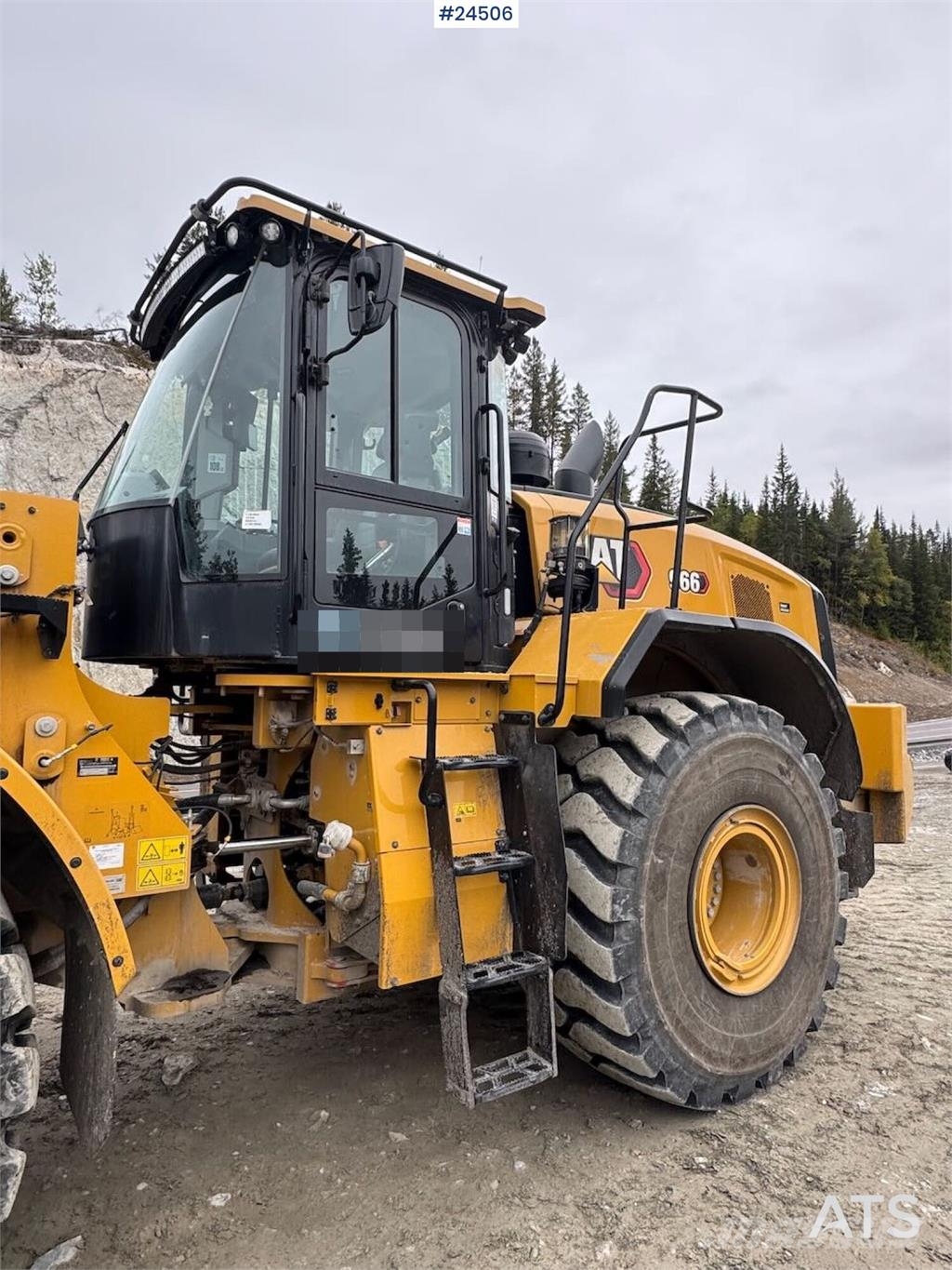 CAT 966 Wheel Loader – Bucket and Weighing System – 50 Naudoti ratiniai krautuvai