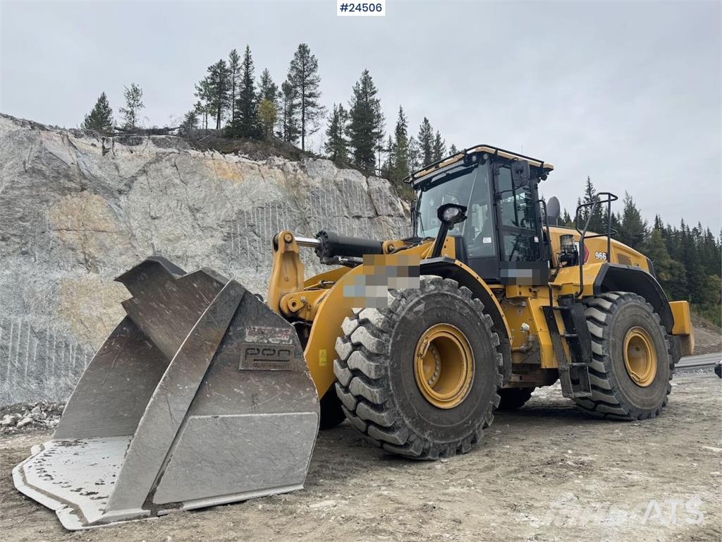 CAT 966 Wheel Loader – Bucket and Weighing System – 50 Naudoti ratiniai krautuvai