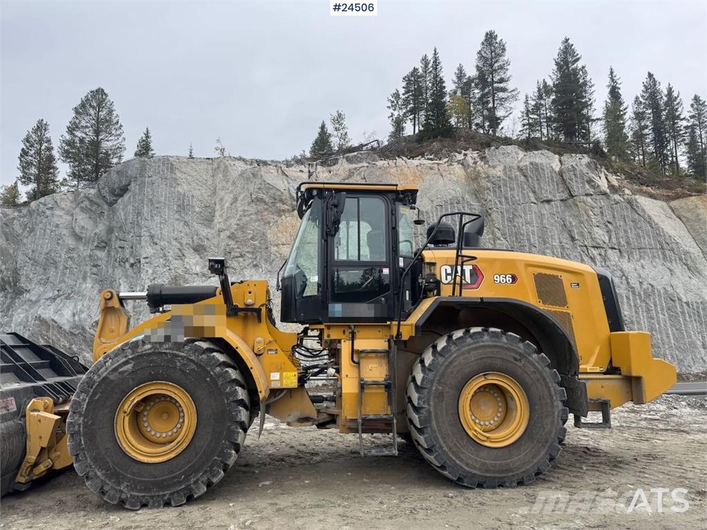 CAT 966 Wheel Loader – Bucket and Weighing System – 50 Naudoti ratiniai krautuvai