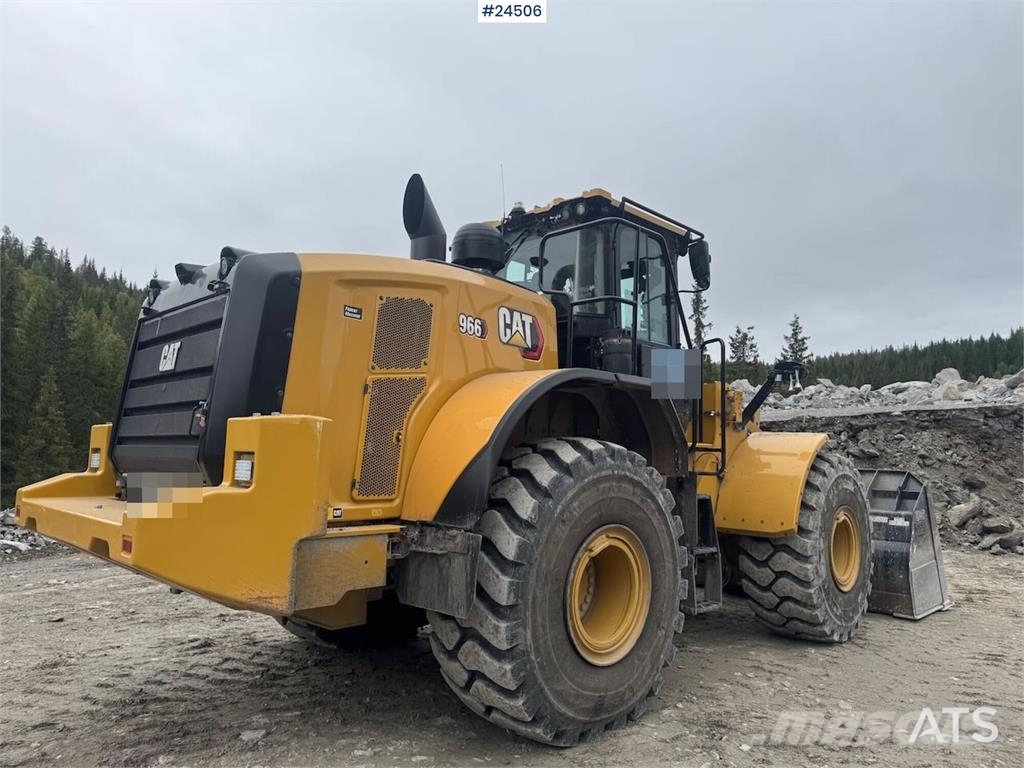 CAT 966 Wheel Loader – Bucket and Weighing System – 50 Naudoti ratiniai krautuvai