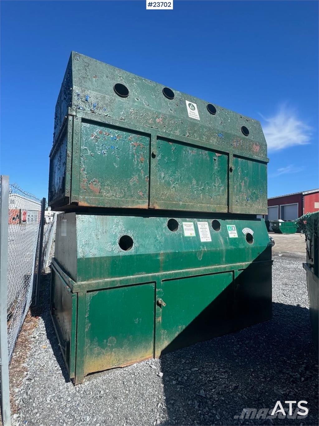 Container for glass and metal Special containers