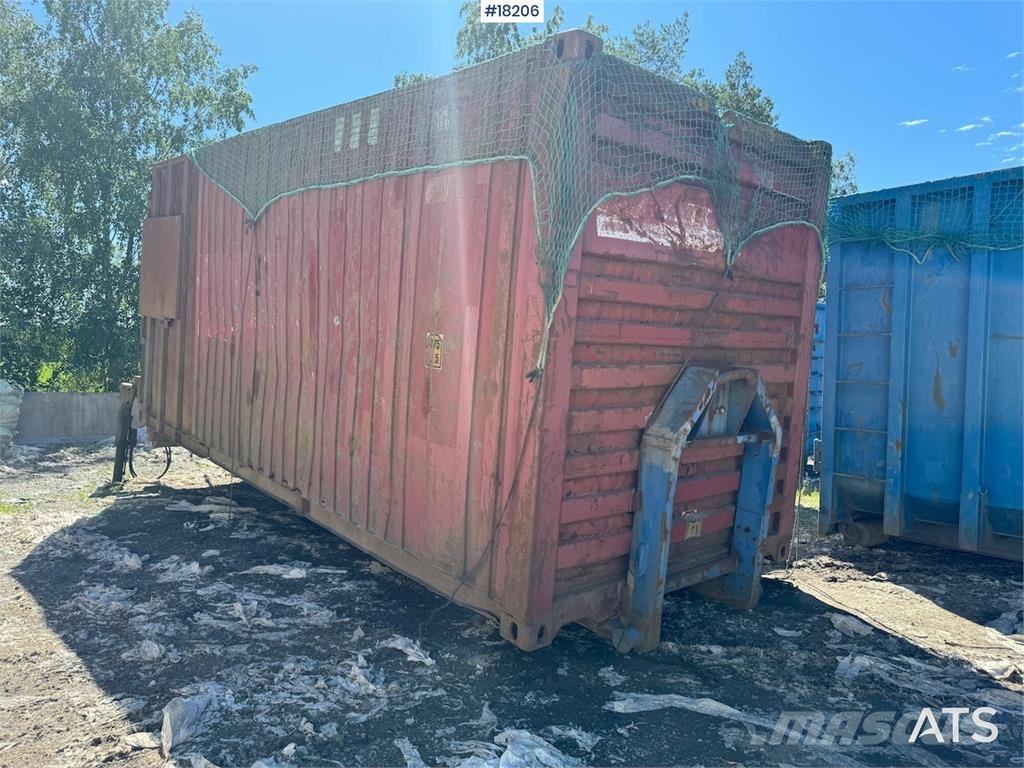 Container w/ Logilift 7.5 t/m crane. Sonstige Baumaschinen