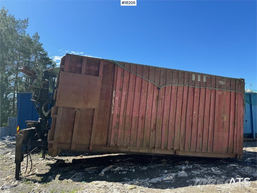Container w/ Logilift 7.5 t/m crane. Sonstige Baumaschinen