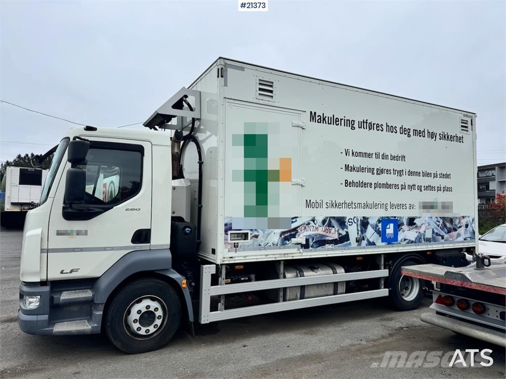 DAF LF260 Shredder Truck. 37,000 km! Must See! Kommunal-Sonderfahrzeuge