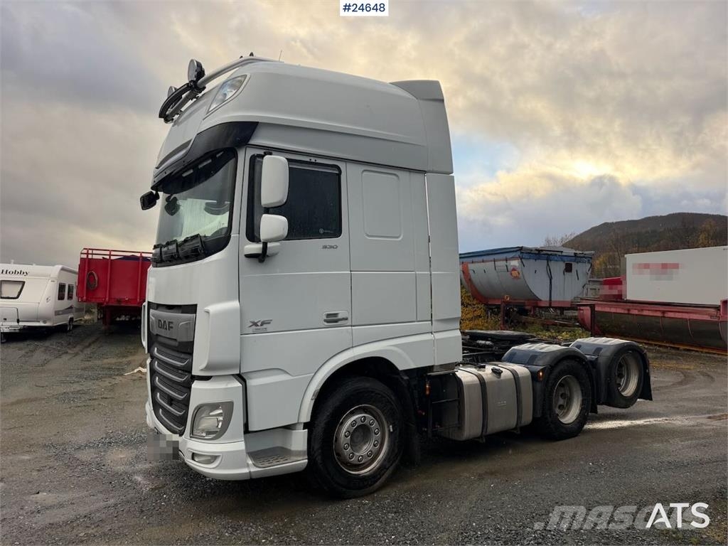 DAF XF 530 6x2 tractor unit. WATCH VIDEO Trekkvogner