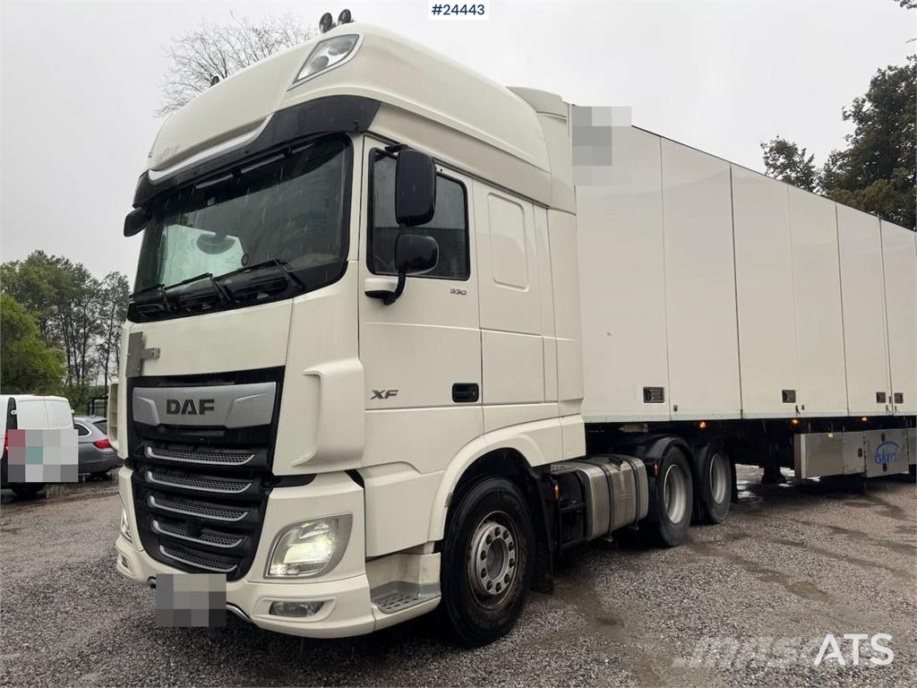 DAF XF530 6x4 Tractor Unit with Ekeri Box Semi-Trailer Vilcēji
