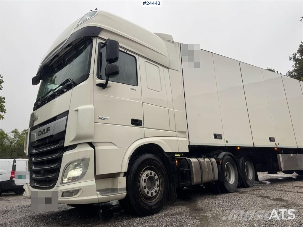 DAF XF530 6x4 Tractor Unit with Ekeri Box Semi-Trailer Vilcēji