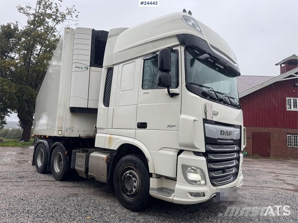 DAF XF530 6x4 Tractor Unit with Ekeri Box Semi-Trailer Vilcēji