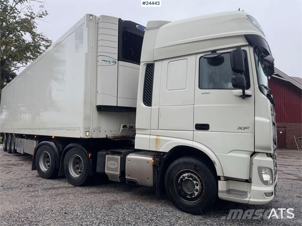 DAF XF530 6x4 Tractor Unit with Ekeri Box Semi-Trailer Vilcēji
