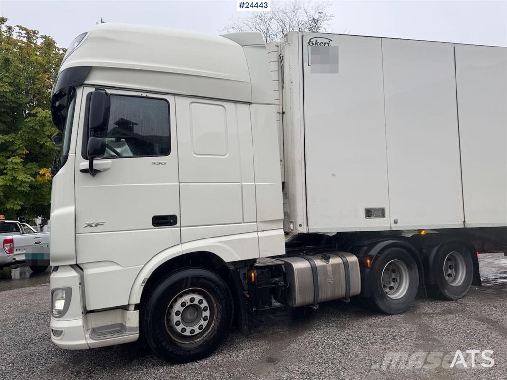DAF XF530 6x4 Tractor Unit with Ekeri Box Semi-Trailer Vilcēji