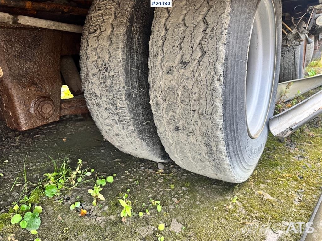 Damm 4-Axle Machinery Trailer with Hydraulic Ramps Maskinhenger