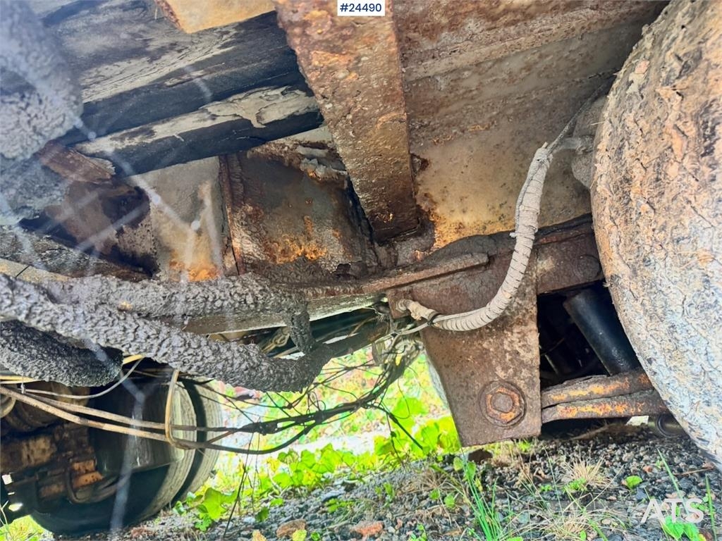 Damm 4-Axle Machinery Trailer with Hydraulic Ramps Maskinhenger