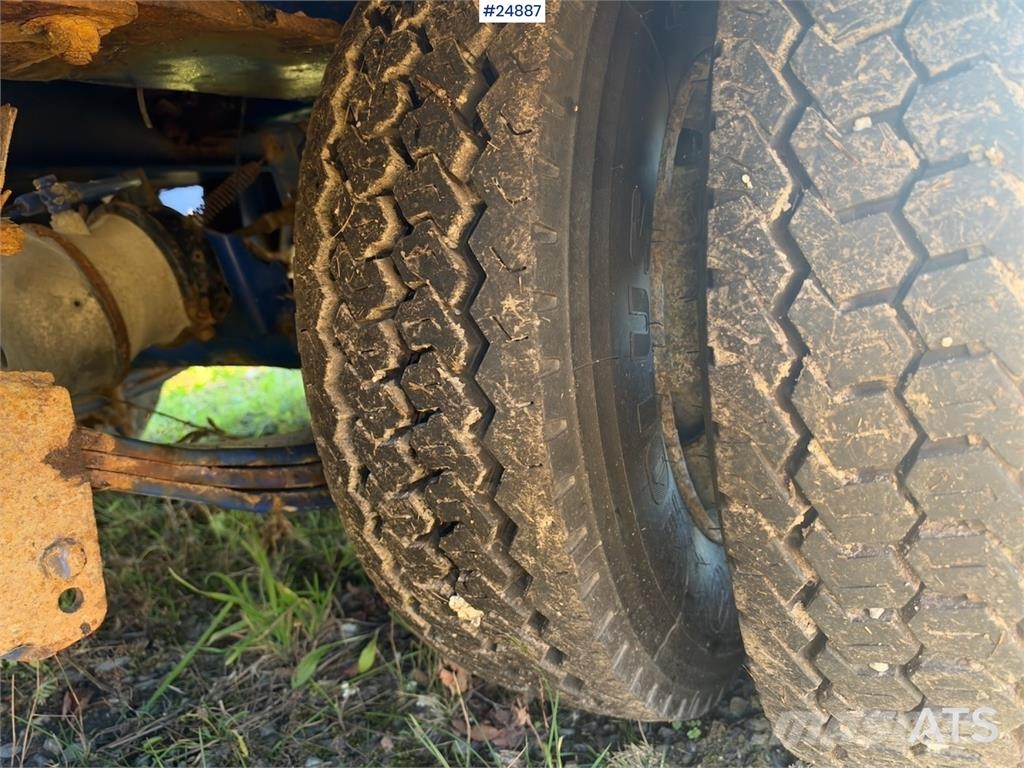 Damm machinery trailer with hydraulic ramps – Delivered Remorque surbaissée