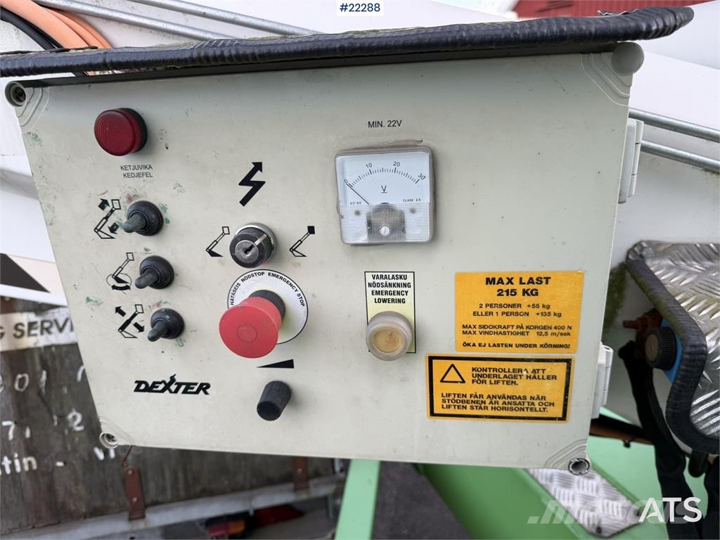 Dexter 25Z Lift Trailer mounted aerial platforms