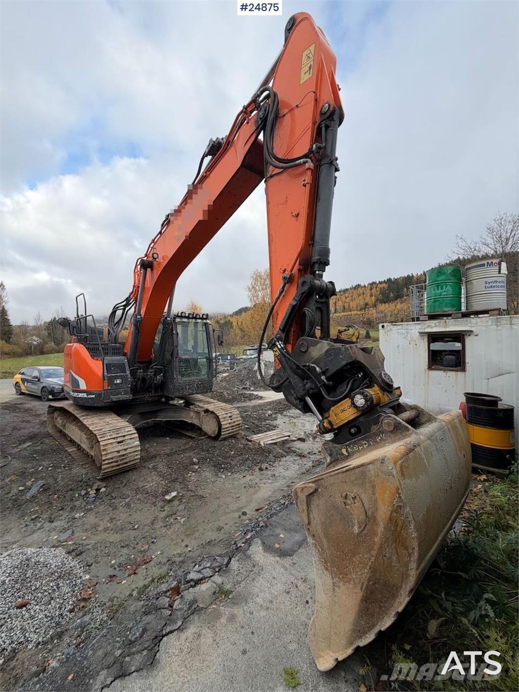 Doosan DX235LCR-5 Crawler Excavator – Tiltrotator, 2 Buck Pelle sur chenilles