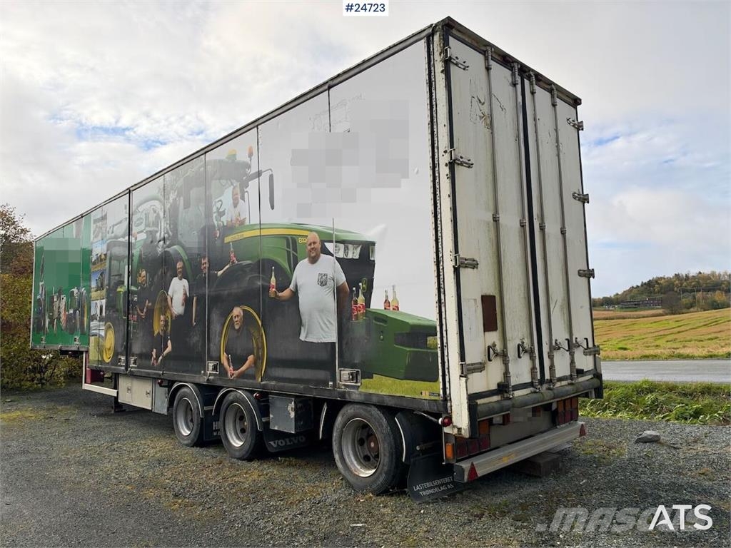 Ekeri Box semi-trailer with aluminium ramps Andre semitrailere