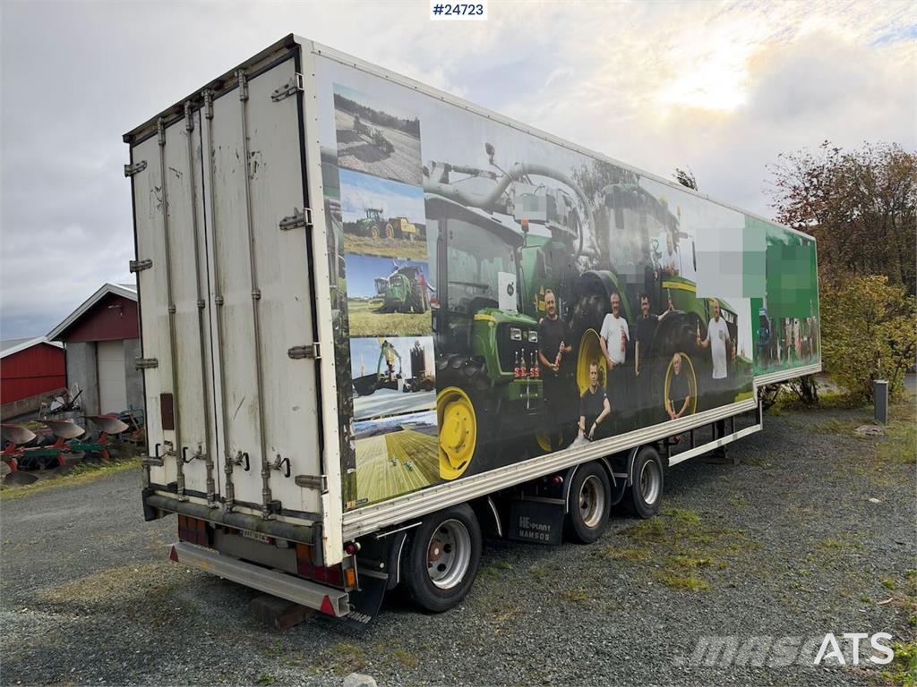 Ekeri Box semi-trailer with aluminium ramps Andre semitrailere