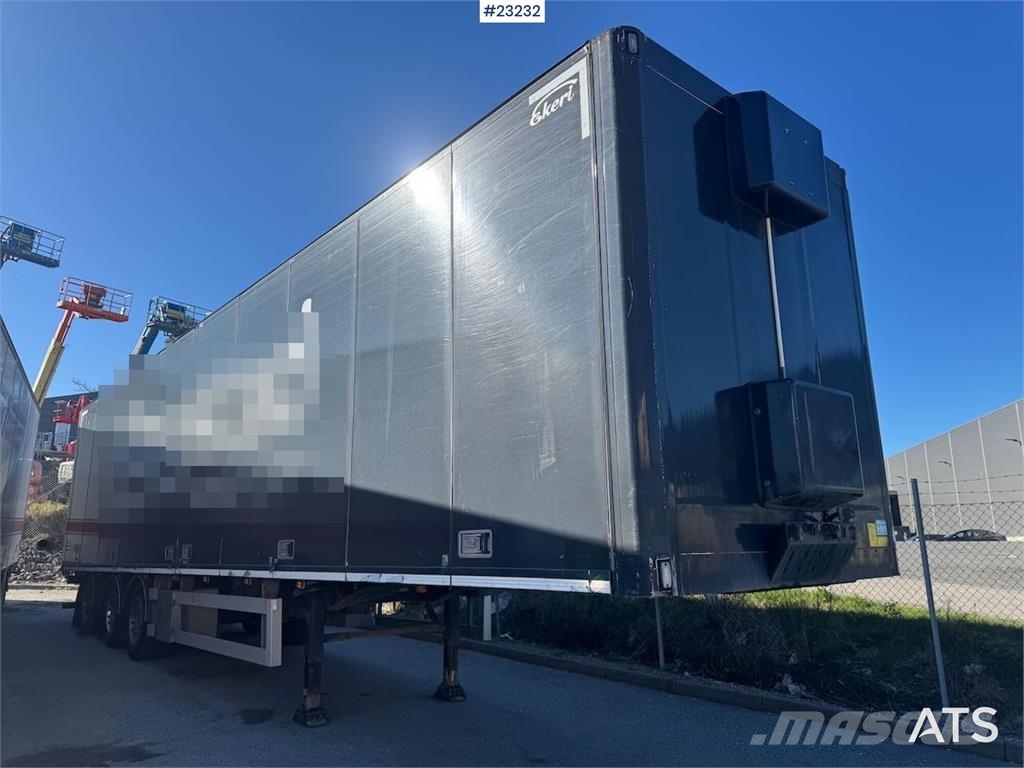Ekeri box semi-trailer with full side opening and lift نصف مقطورات ذات هيكل صندوقي