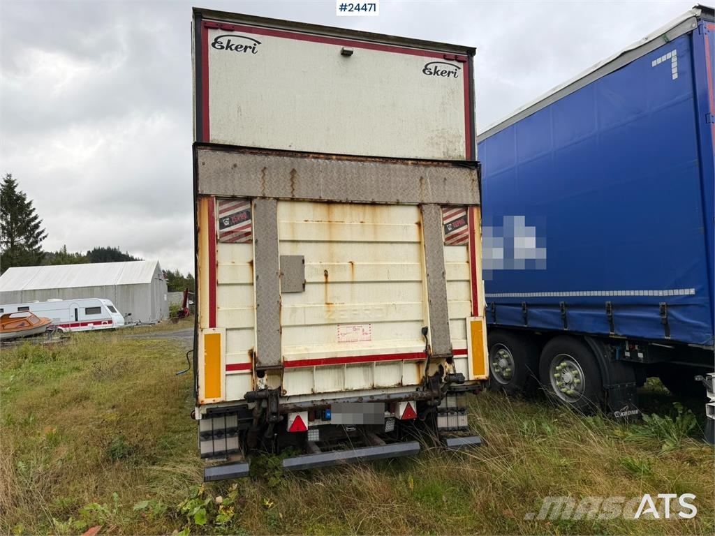 Ekeri Box Trailer with Full Side Opening and 2-Ton Tail Skåpsläp