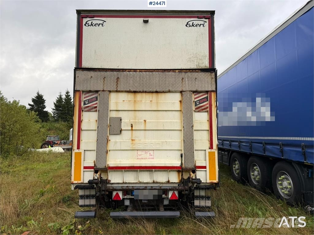 Ekeri Box Trailer with Full Side Opening and 2-Ton Tail Skåpsläp