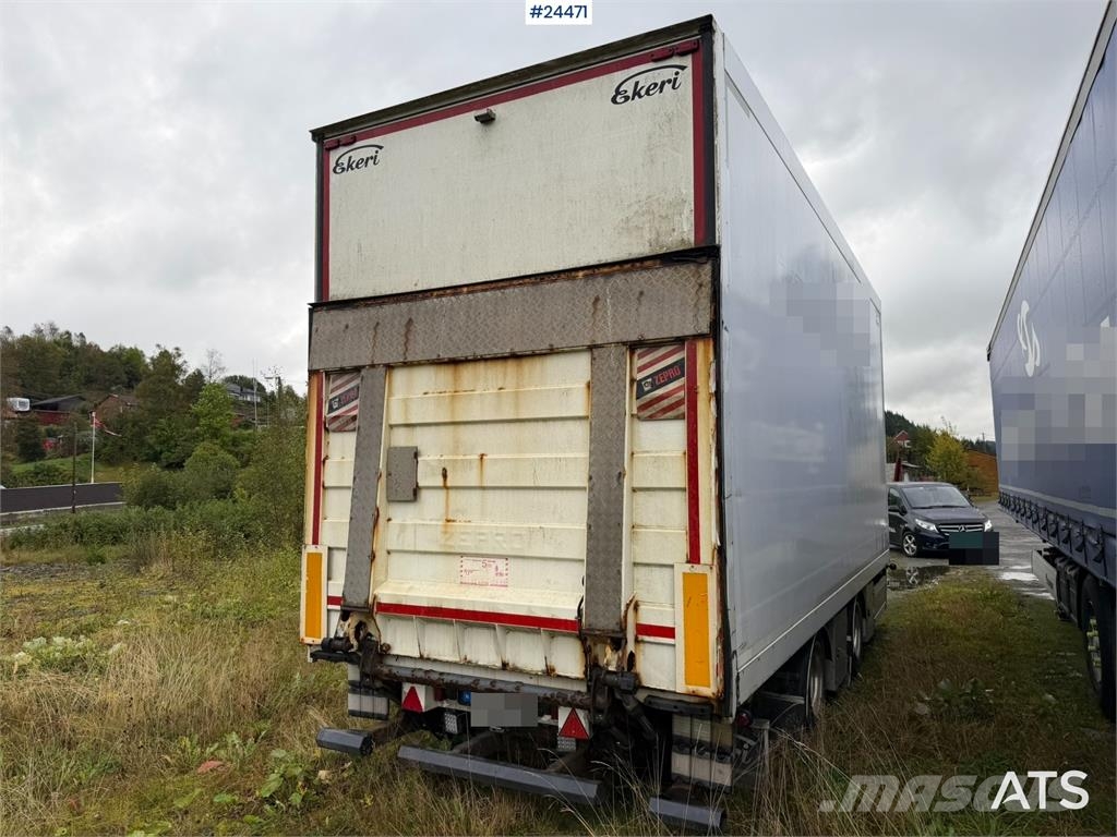 Ekeri Box Trailer with Full Side Opening and 2-Ton Tail Skåpsläp