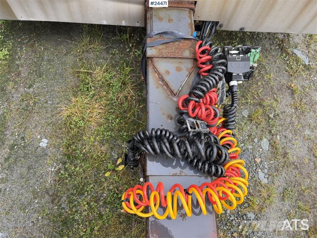 Ekeri Box Trailer with Full Side Opening and 2-Ton Tail Skåpsläp