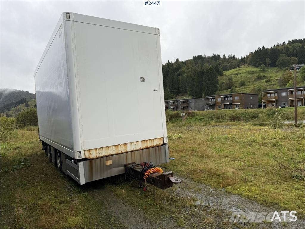 Ekeri Box Trailer with Full Side Opening and 2-Ton Tail Skåpsläp