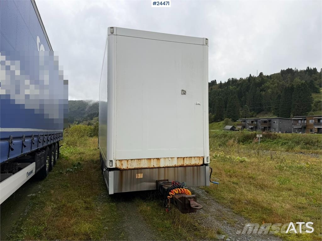 Ekeri Box Trailer with Full Side Opening and 2-Ton Tail Skåpsläp