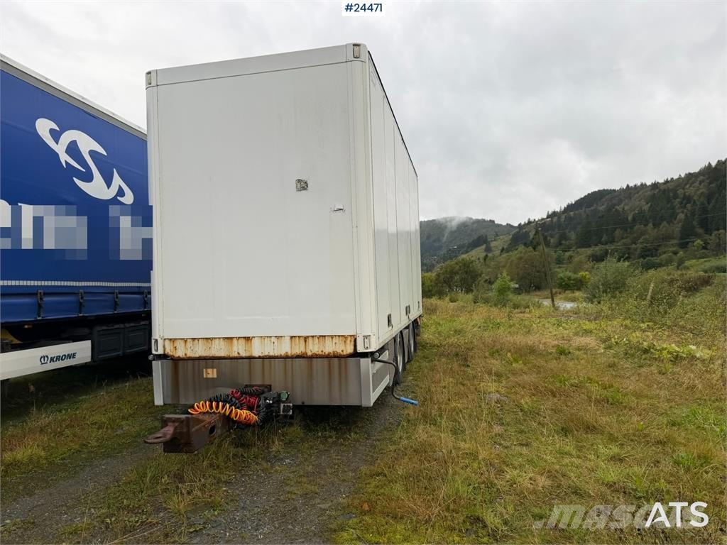 Ekeri Box Trailer with Full Side Opening and 2-Ton Tail Skåpsläp