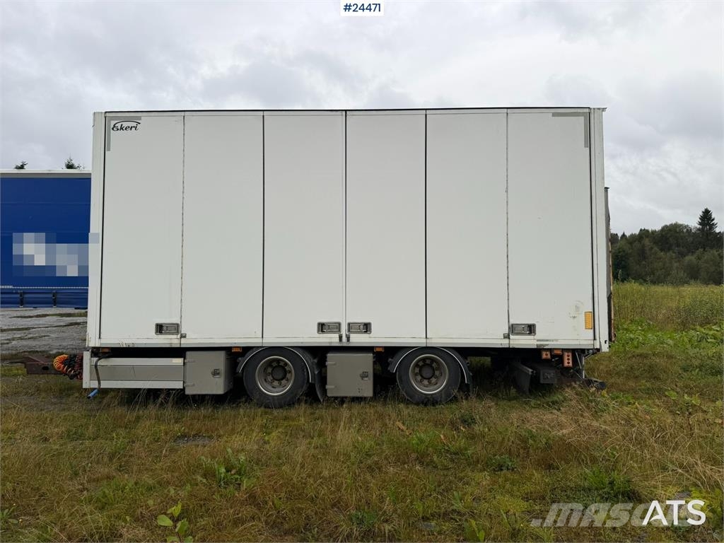 Ekeri Box Trailer with Full Side Opening and 2-Ton Tail Skåpsläp