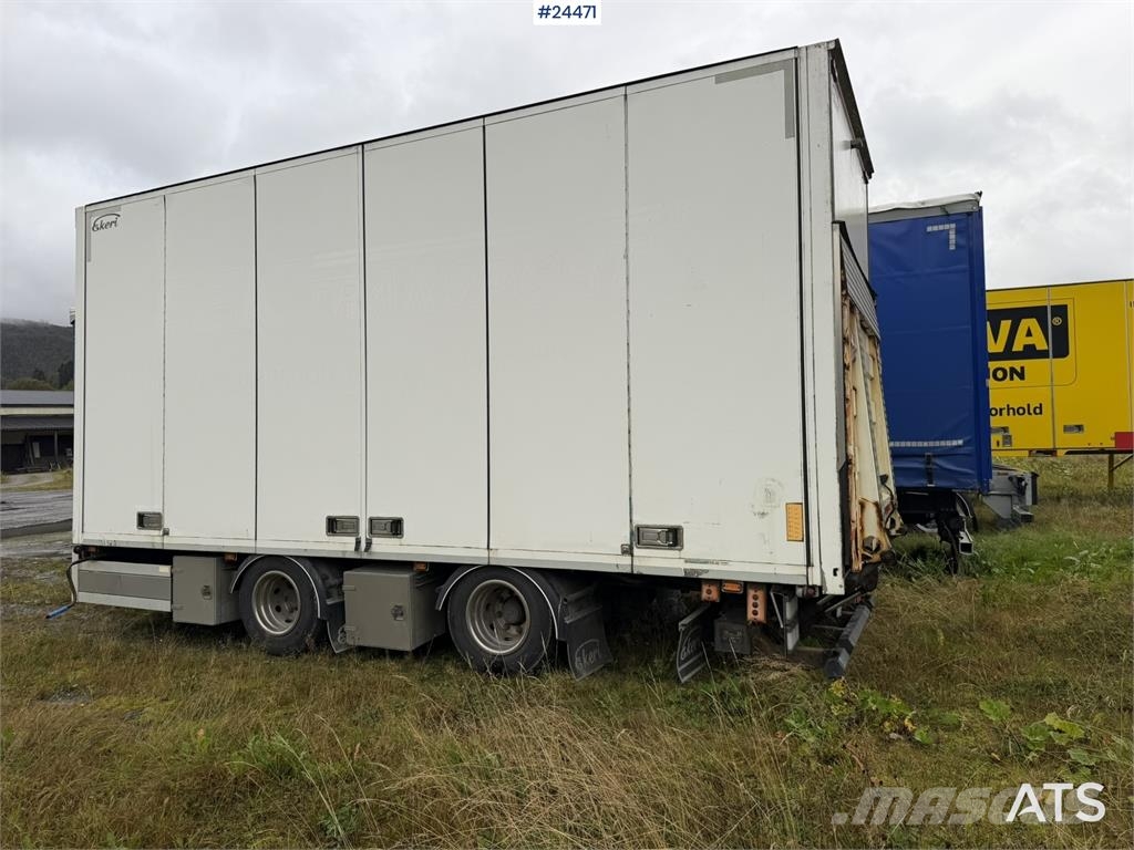 Ekeri Box Trailer with Full Side Opening and 2-Ton Tail Skåpsläp