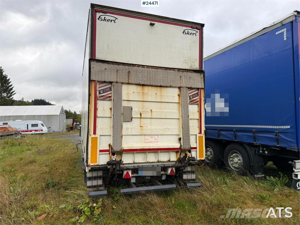 Ekeri Box Trailer with Full Side Opening and 2-Ton Tail Skåpsläp