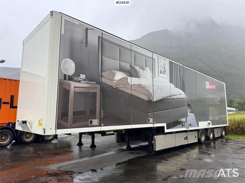 Ekeri Jumbo Semi-Trailer with Full Side Opening Sanduk poluprikolice