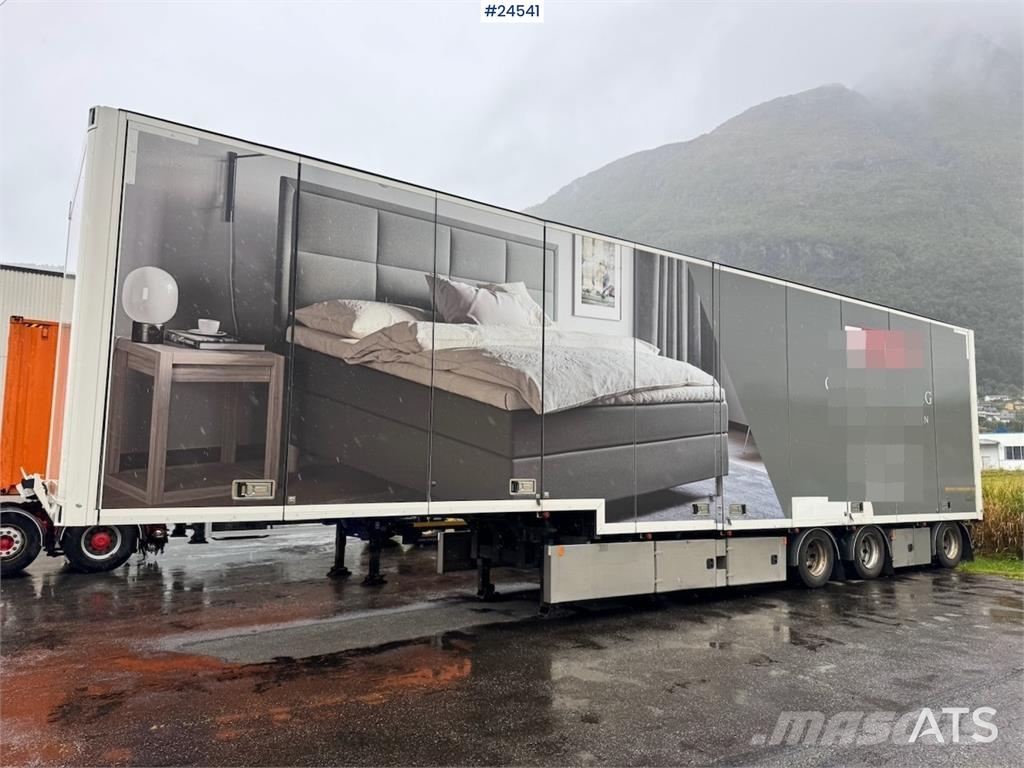 Ekeri Jumbo Semi-Trailer with Full Side Opening Sanduk poluprikolice