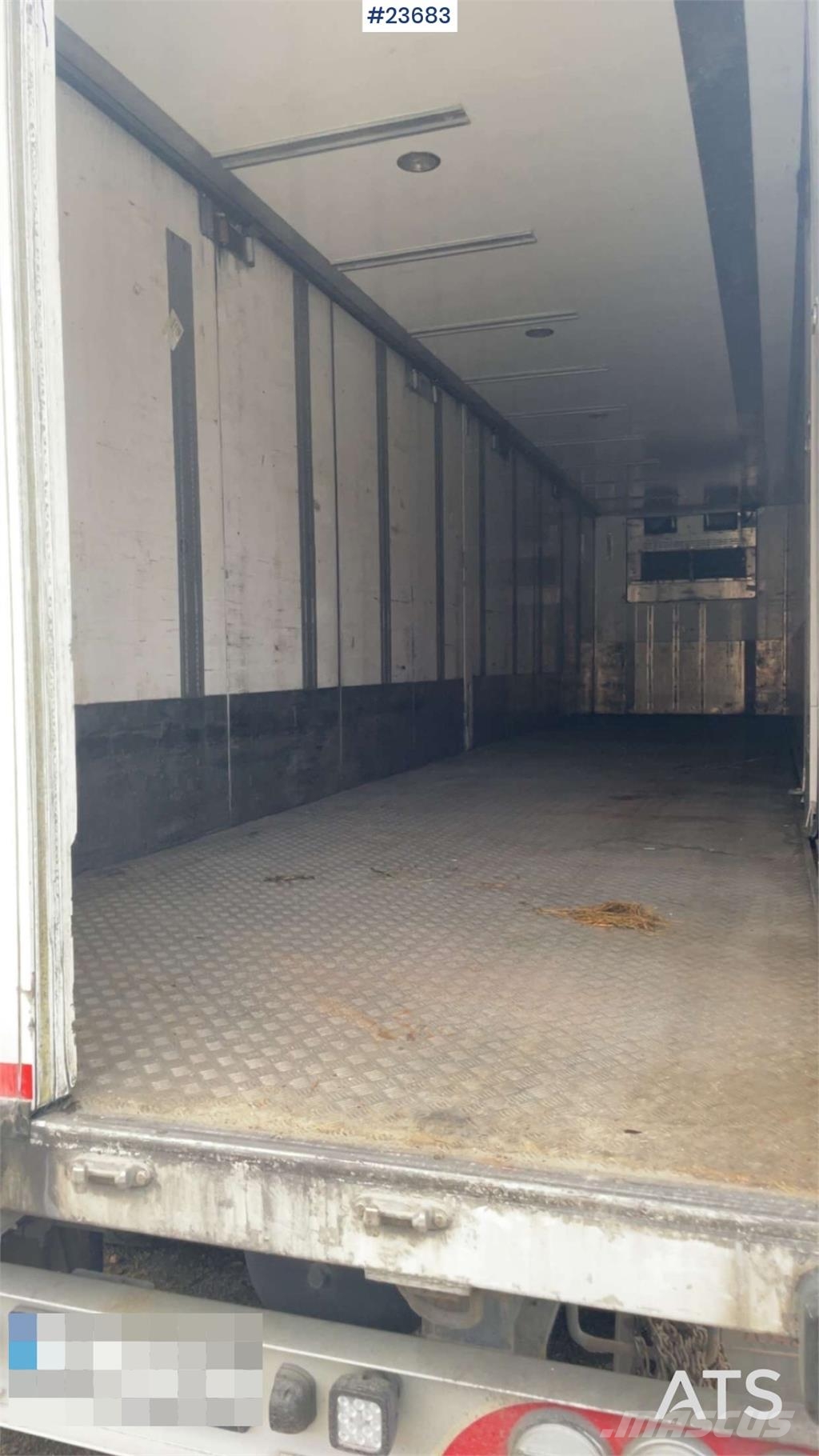 Ekeri T3-K 3 axle closed semi trailer w/ full side openi Tents