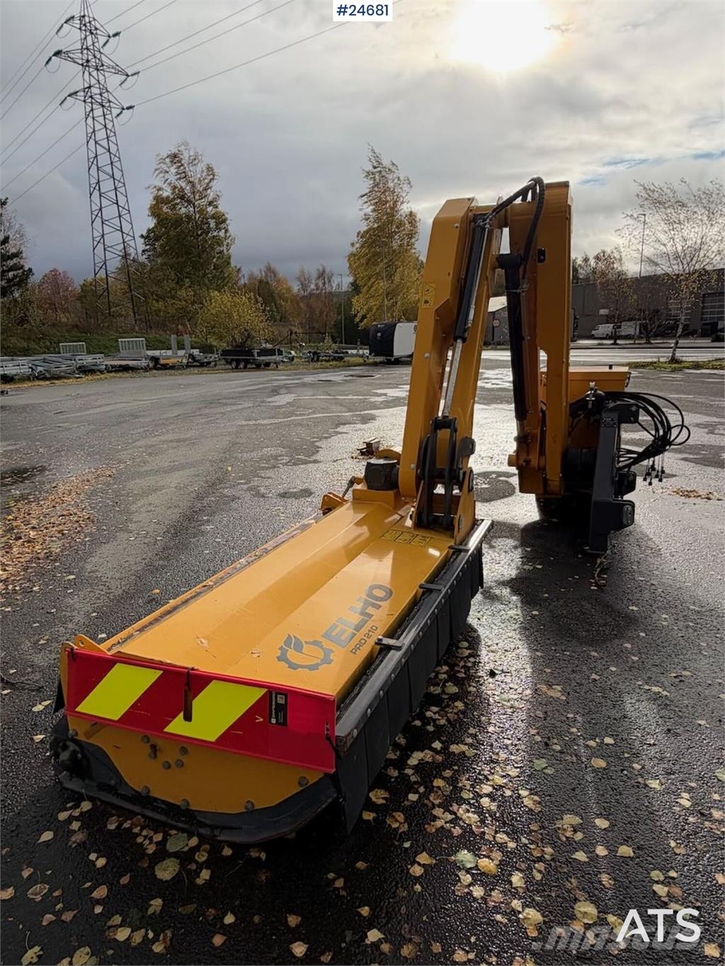 Elho TPM 520 Power Arm Verge mower Häcksaxar