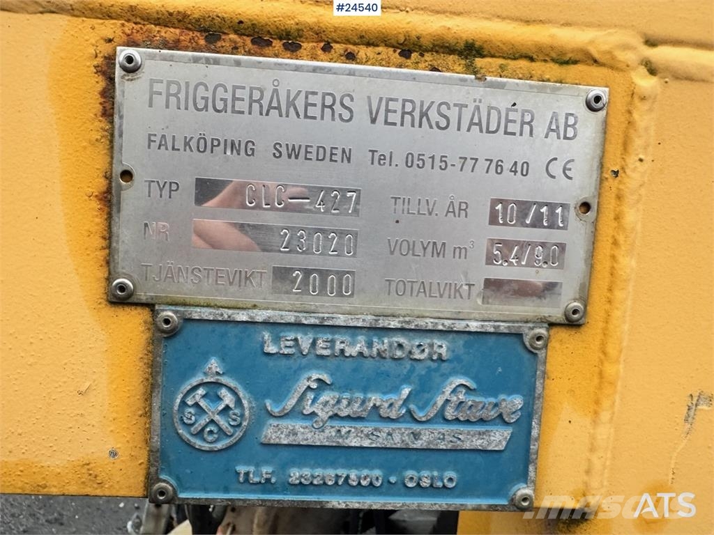 Falköping CLC-427 salt spreader – needs repair Wijngaardspuiten