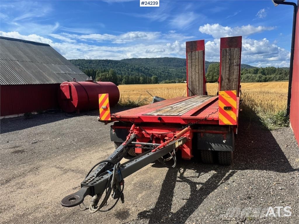 Forss-Parator Machine Trailer with Hydraulic Ramps لوادر منخفضة