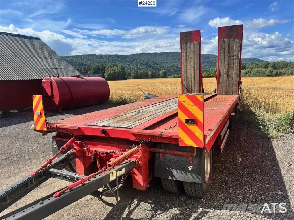 Forss-Parator Machine Trailer with Hydraulic Ramps لوادر منخفضة