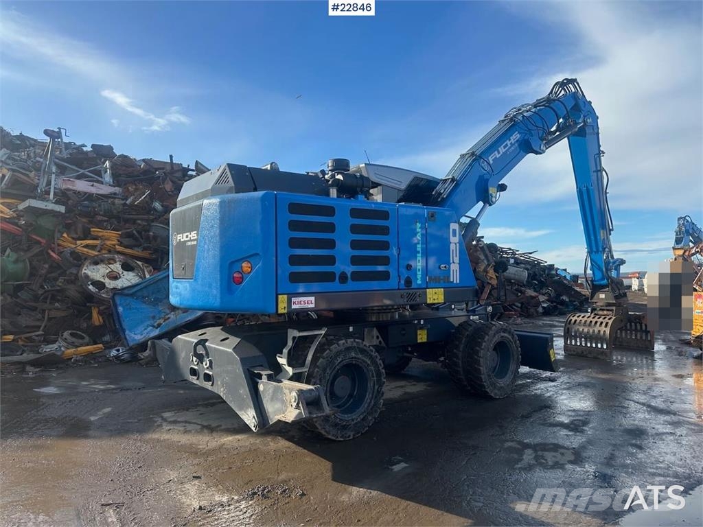 Fuchs MHL 320 S5 Material handler with grab. WATCH VIDEO Escavadeiras de rodas